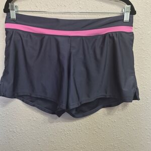 ZeroXposur Women's Swim Shorts - Gray and Pink